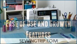 ease of use and growth features