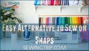 easy alternative to sew on snaps