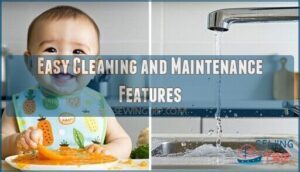 easy cleaning and maintenance features