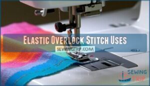 elastic overlock stitch uses