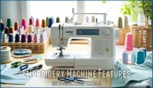 embroidery machine features