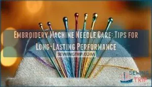 embroidery machine needle care