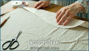 enclosed seams