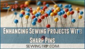 enhancing sewing projects with sharp pins