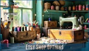 etsy shop options