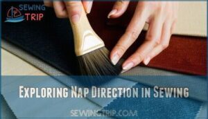exploring nap direction in sewing