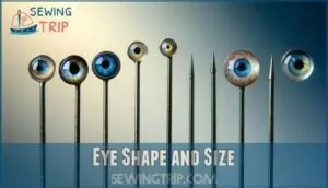 eye shape and size