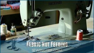 fabric not feeding