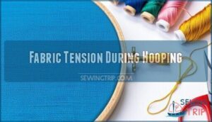 fabric tension during hooping