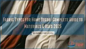 fabric types for home decor