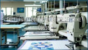 factors affecting quilting machine costs