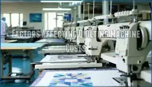 factors affecting quilting machine costs