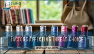 factors affecting thread choice