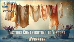 factors contributing to viscose wrinkles