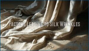factors leading to silk wrinkles