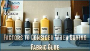 factors to consider when buying fabric glue