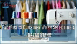 factors to consider when selecting a thread stand
