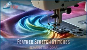 feather stretch stitches