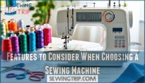 features to consider when choosing a sewing machine