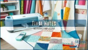final notes
