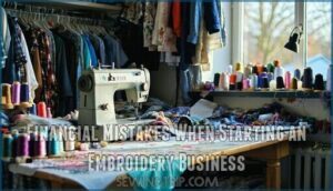 financial mistakes when starting an embroidery business