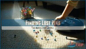 finding lost pins