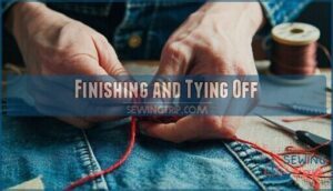 finishing and tying off