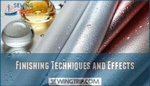 finishing techniques and effects