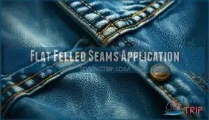 flat felled seams application