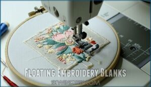 floating embroidery blanks