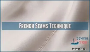 french seams technique
