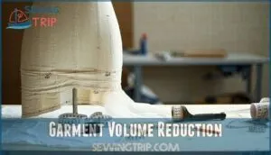 garment volume reduction