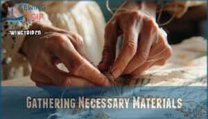 gathering necessary materials gathering necessary materials