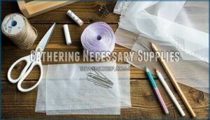 gathering necessary supplies