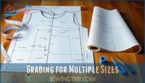 grading for multiple sizes