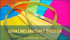 grain lines and fabric direction