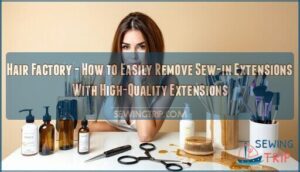 hair factory - how to easily remove sew-in extensions with high-quality extensions