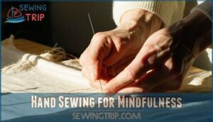 hand sewing for mindfulness