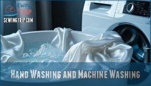 hand washing and machine washing