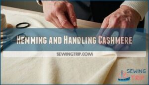 hemming and handling cashmere