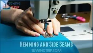 hemming and side seams