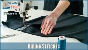 hiding stitches