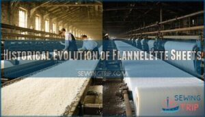 historical evolution of flannelette sheets