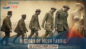 history of mesh fabric
