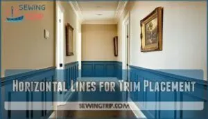 horizontal lines for trim placement