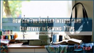 how can you develop interest and creativity in sewing