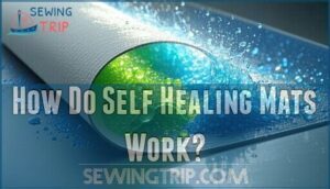how do self healing mats work