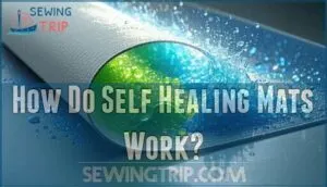 how do self healing mats work