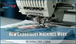 how embroidery machines work