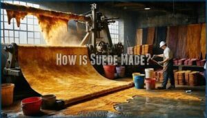 how is suede made